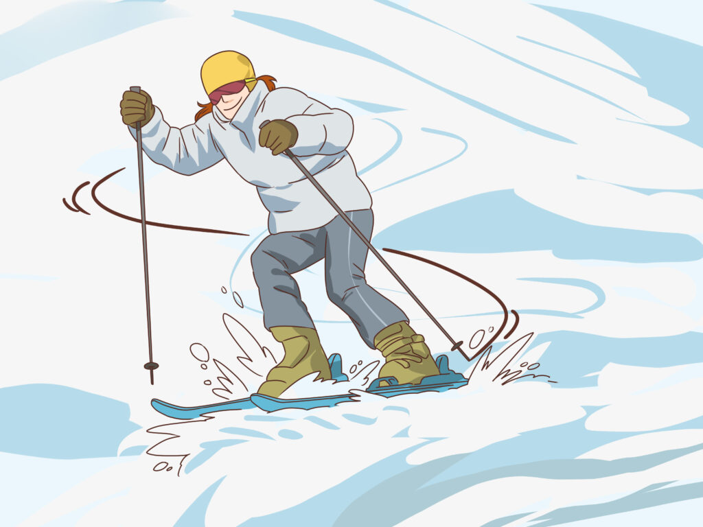 How to ski. Лыжи рисунок. Лыжи для могула. Могул. Могул рисунок.