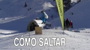 Cómo saltar sobre esquís
