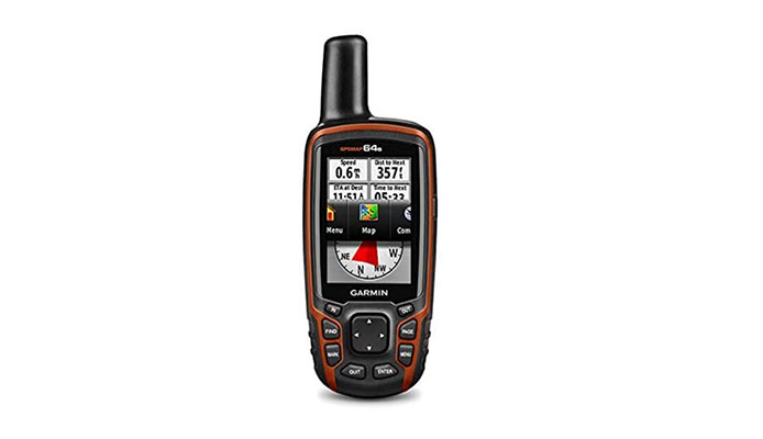 Garmin GPSMAP 64s en todo el mundo con revisión de GPS de alta sensibilidad